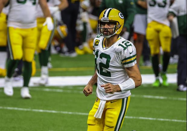 Aaron Rodgers Took His New Golf Cart To The Streets