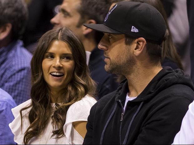 NASCAR driver Danica Patrick and her boyfriend Green Bay Packers QB Aaron Rodgers took in a show at
