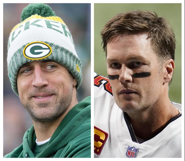 Aaron Rodgers Posts Funny Video Critiquing Tom Brady's Golf Game Prior To 'The Match'