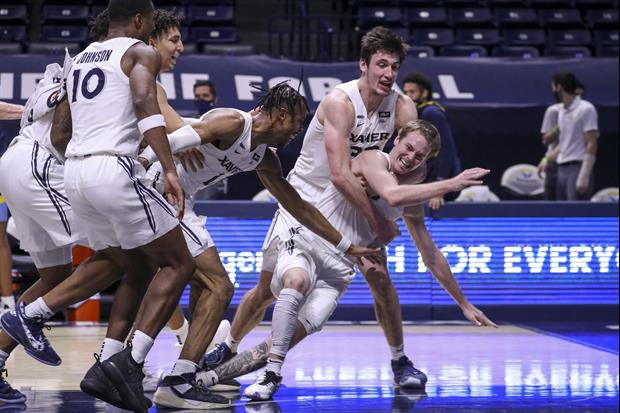 Xavier's Adam Kunkel Yells 'That's Game' Before His Awesome Buzzer-Beater Went In