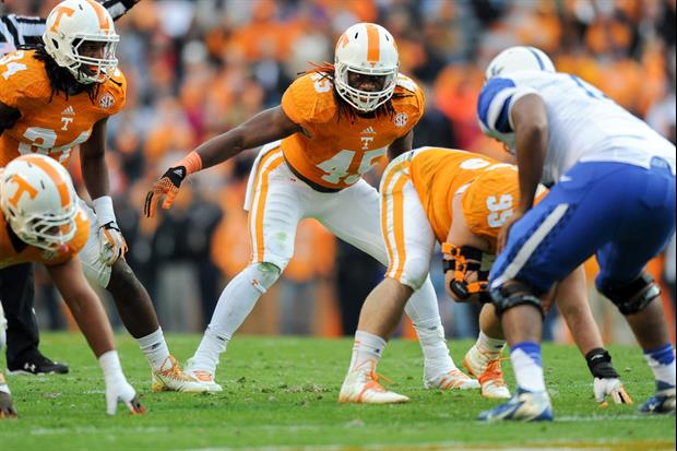 Tennessee linebacker A.J. Johnson has been suspended by the team along with DB Michael Williams.