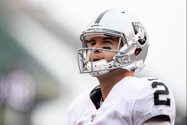 Raiders QB AJ McCarron's 2-year-Old Son Couldn't Be More Excited His Dad Was Home From Road Trip
