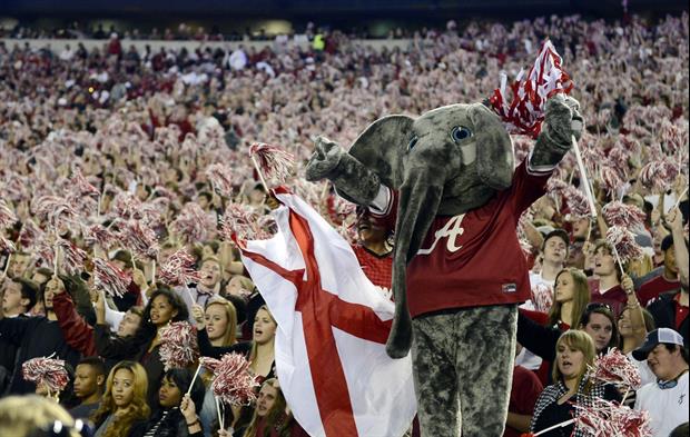 Yes, These Bama Fans On ESPN’s College GameDay Have An Elephant Statue In Their Home