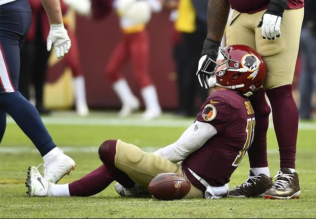 Redskins QB Alex Smith's Broken Leg Does Not Look Like A Leg 17 Surgeries Later