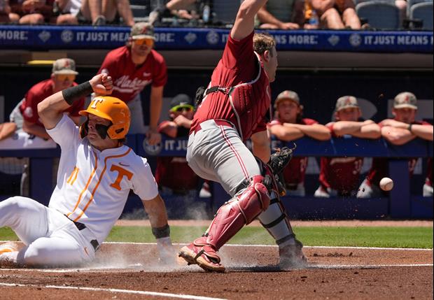 8-Seed Tennessee Outhits 9-Seed Alabama In High-Scoring Affair