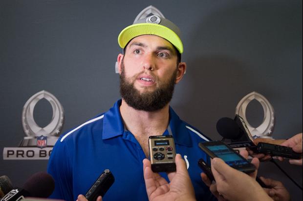 Andrew Luck Accidentally Takes Shot At Patriots Deflated-Gate
