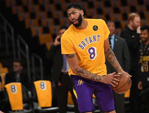Lakers star Anthony Davis Reveals What His Special Kobe Bryant Tattoo Is