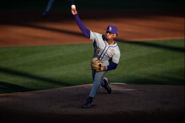 LSU Right-Hander Anthony Eyanson Named SEC Co-Pitcher Of The Week