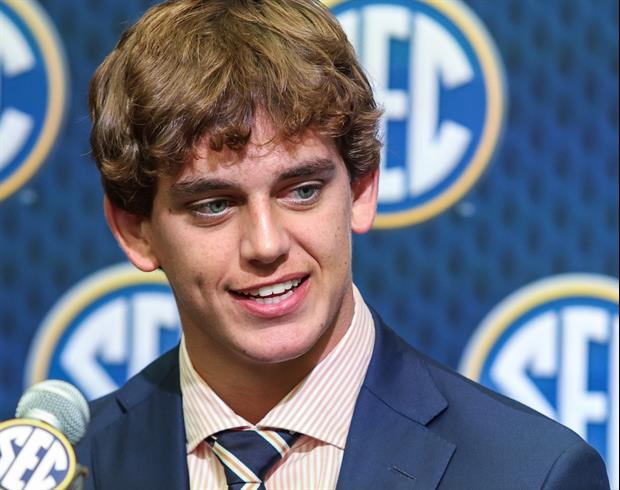 Arch Manning Poses With His Grandfather Archie's Jersey At College Football Hall Of Fame