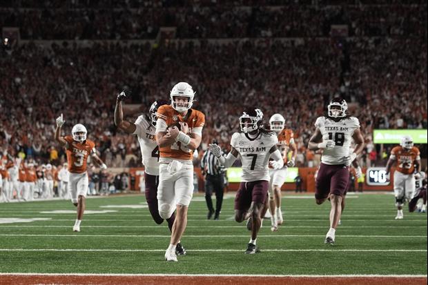 Texas Spoils Texas A&M's Undefeated Season, 27-17, Knocks Aggies Out Of SEC Title Game
