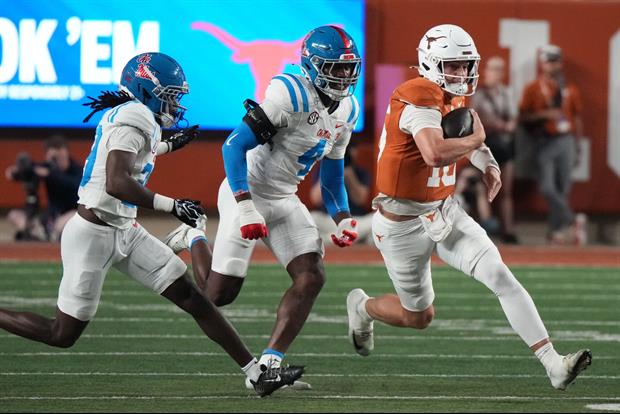 No. 19 Texas Holds Off No. 7 Ole Miss For Huge SEC Win, 34-27