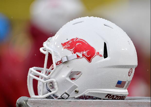former Arkansas offensive lineman, Brian Wallace, who passed away on Friday at the age of 26...