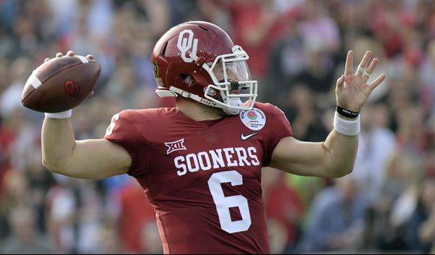 Oklahoma QB and 2017 Heisman Trophy winner, Baker Mayfield, let everyone know on Thursday that he wa