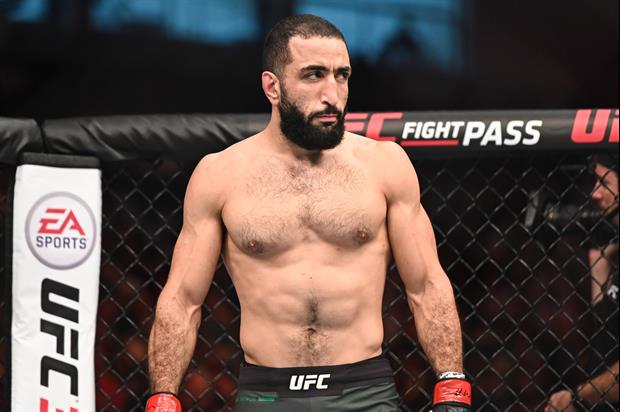 This Brutal Unintentional Eye Poke On Belal Muhammad Ended UFC's Main Event