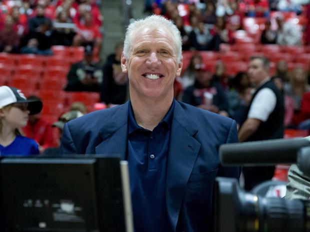 Watch Bill Walton Take A Bite Out Of A Lit Candle Last Night on ESPN....