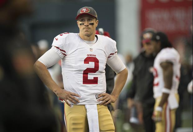 49ers QB Blaine Gabbert Was The Only Person At His Presser