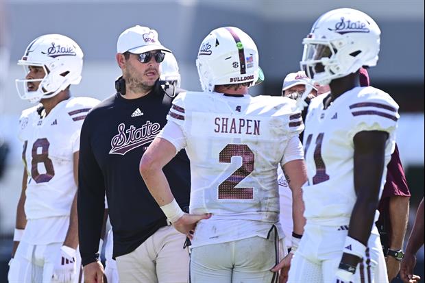 Mississippi State Names New Starter At QB With Blake Shapen Done For The Season