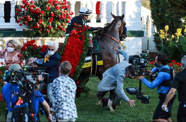 Trainer Bob Baffert Gets Taken Down In Winner's Circle By Kentucky ...