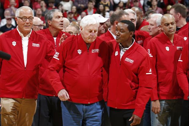 Dick Vitale Got Handsy With Bobby Knight During His Emotional Return To Indiana