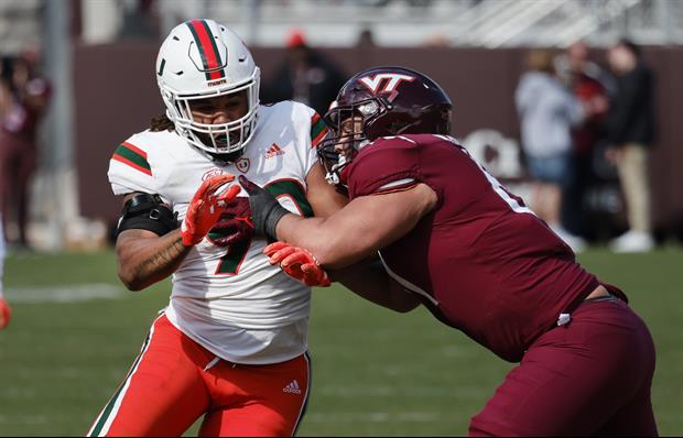 Breaking: LSU Lands Commitment From Virginia Tech OL Braelin Moore