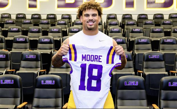 Hear From LSU's New No. 18, Braelin Moore