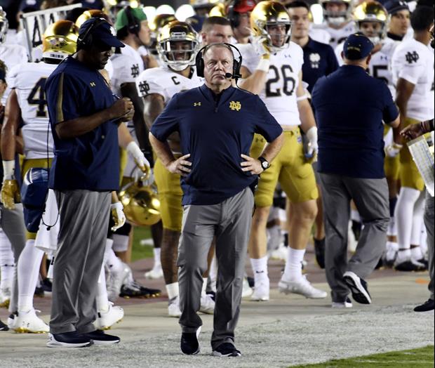 Did You Hear Brian Kelly's Quote In ABC Interview After Notre Dame Beat FSU Last Night?