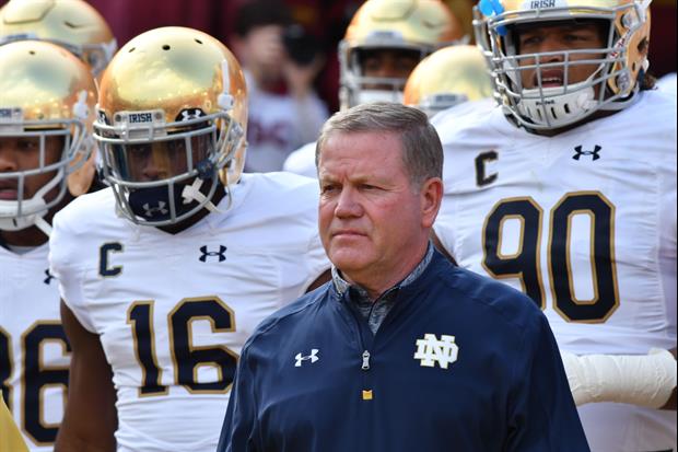Notre Dame's Brian Kelly Responds To Allegations That His Players Were Faking Injuries