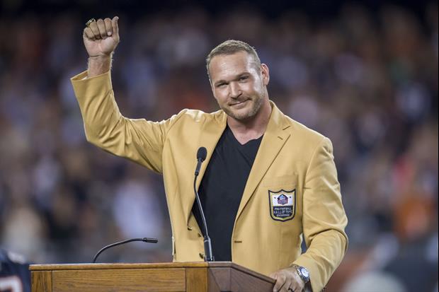 Hall of Fame Chicago Bears LB Brian Urlacher and his wife Jennipher celebrated Christmas from the be