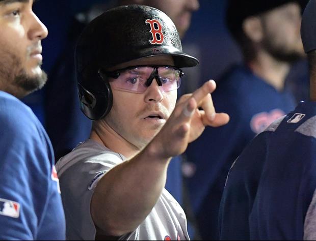 After Their Last Game Red Sox' Brock Holt Gave Away The Team's Bats To Fans