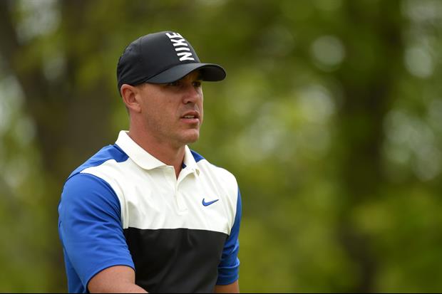 Watch Brooks Koepka Deny Jena Sims Multiple Kisses As He Arrived At PGA Championship