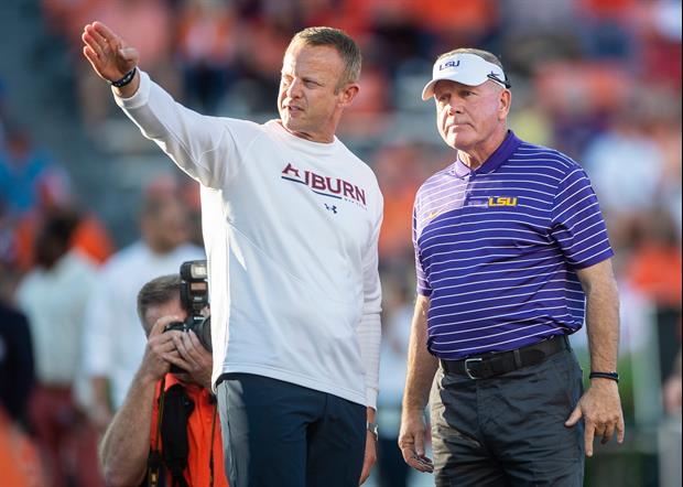 Brian Kelly, CBS Sports Crew Make Their Picks For LSU vs. Auburn