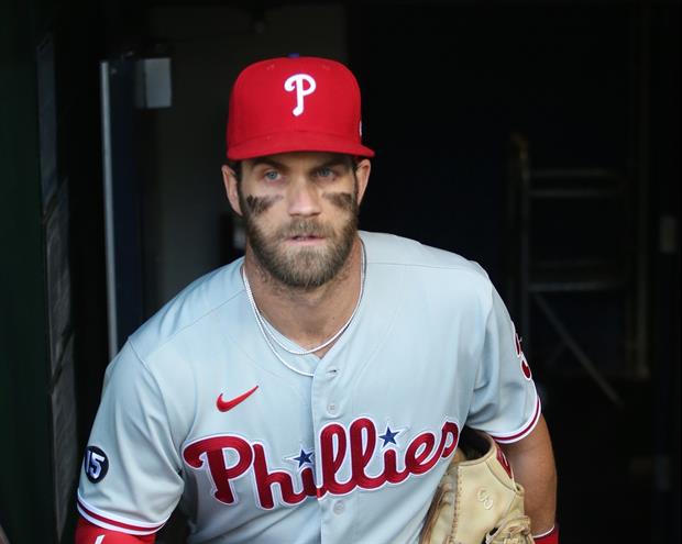 Phillies Star Bryce Harper Cries After Winning NL MVP, 'This Year Was Tough'
