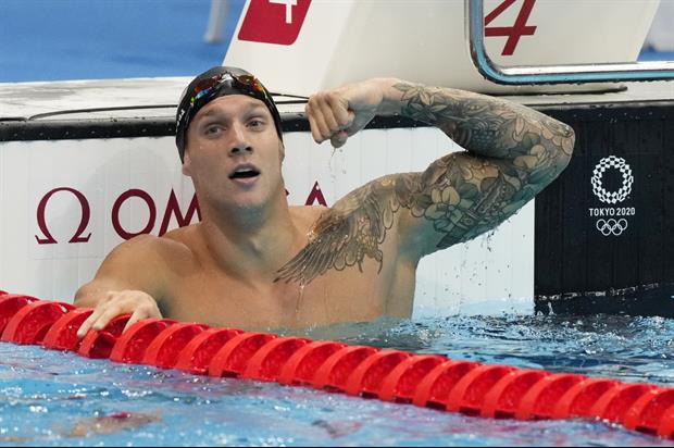 Of U.S.A. Swimmer Caeleb Dressel’s Reaction To His World Record