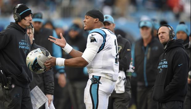Frustrated Cam Newton Loses Cool On His Coaches On Sidelines