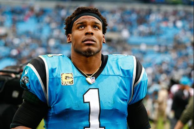 Carolina Panthers QB Cam Newton wasn't afraid to get in the face of this teen that was talking smack