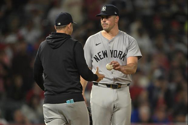 Yankees Pitcher Carlos Rodon Refused To Leave Last Night's Game