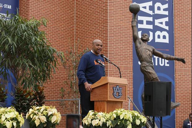 Auburn Had Some Troubling Unveiling Charles Barkley's Statue