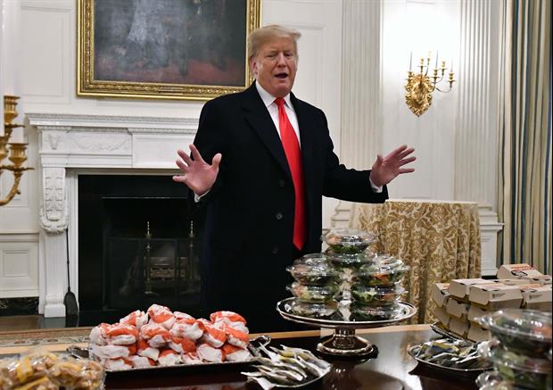 Since Their Fast Food White House Meal Clemson Getting Restaurant Invites Like This...