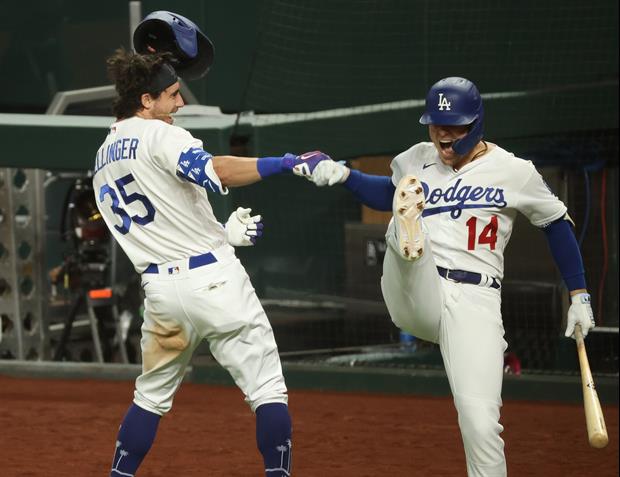 Watch Dodgers' Cody Bellinger Dislocate His Shoulder During His HR Celebration
