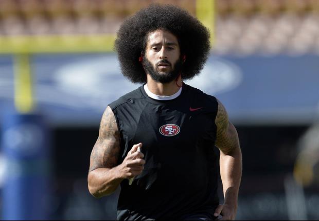 Colin Kaepernick’s latest workout tweet shows him throwing passes to Eric Reid...
