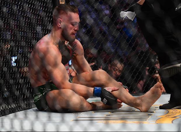 Conor McGregor Standing On Broken Leg 3 Weeks After Gruesome Injury