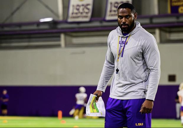 Watch: LSU Co-OC Cortez Hankton Hosted The Entire Offense For A Party At His House