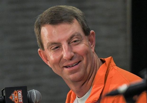 Dabo Swinney Is Apparently Sitting On Recruits' Laps To Land Them