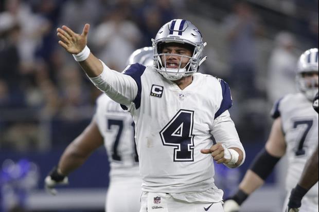 Dallas Cowboys QB Dak Prescott celebrated a nice win over the Saints on Thursday by going out and ge