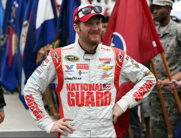 Dale Earnhardt Jr. Cannonballs Into Pool From 2nd Floor Of House