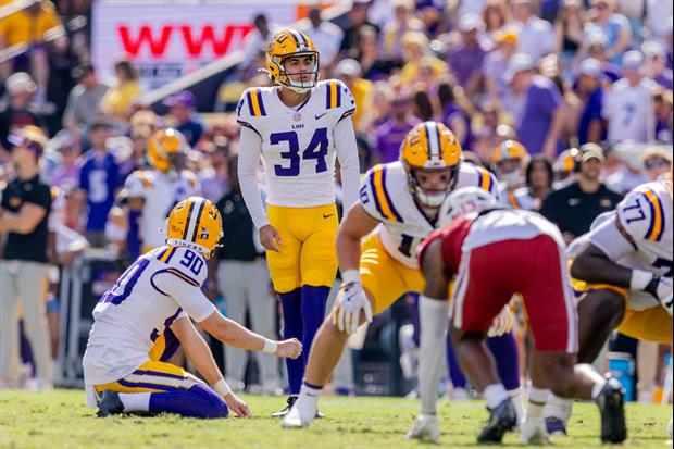 LSU Kicker Damian Ramos Named SEC Special Teams Player Of The Week