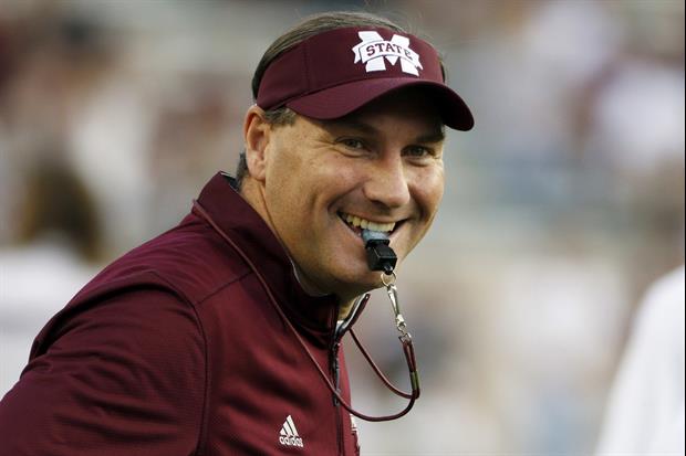 Mississippi St. Coach Dan Mullen Has An Error On Boston Marathon Bib