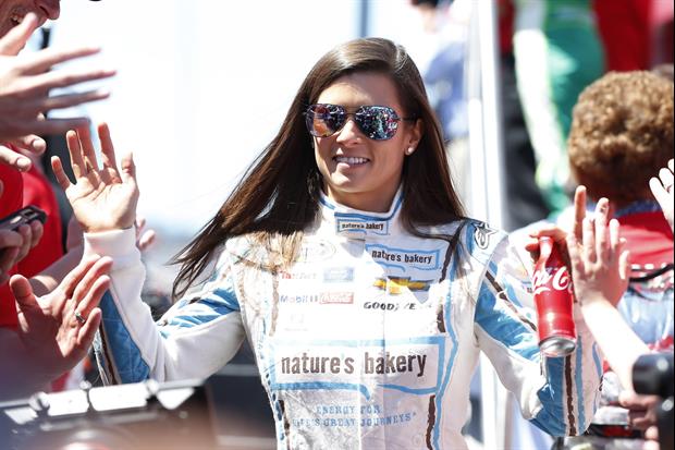 NASCAR Danica Patrick is getting over her break-up with Aaron Rodgers by going to the lake.