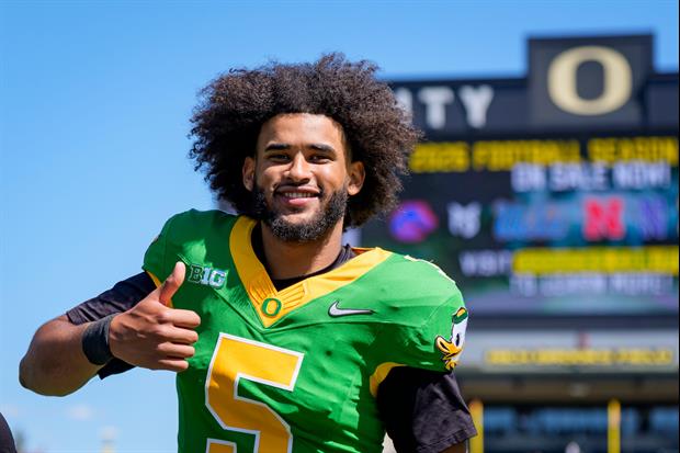 Oregon QB Dante Moore Holds Fart Contests In The Huddle