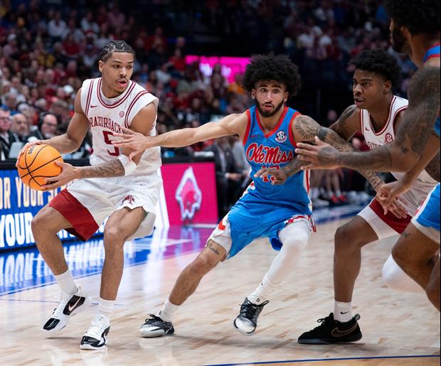 Arkansas Edges Mississippi 93-90 In OT To Reach SEC Title Game